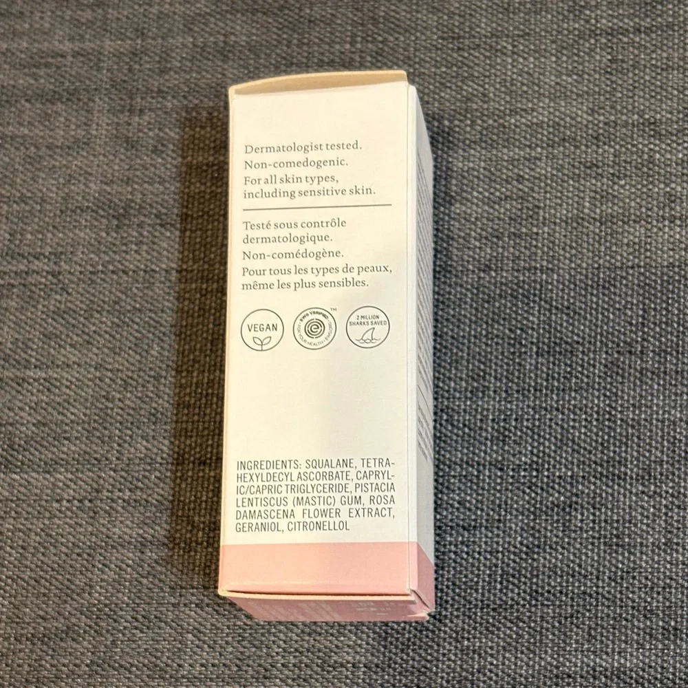 Biossance Squalane + Vitamin C Rose Oil Travel Size New in Box